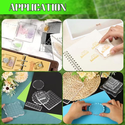 3Pcs Clear Stamp Blocks Set (3 Count)