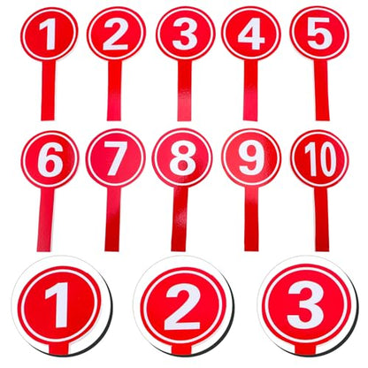 Handheld Scoring Paddles 7.67 Inch Foam Handle Score Cards 1