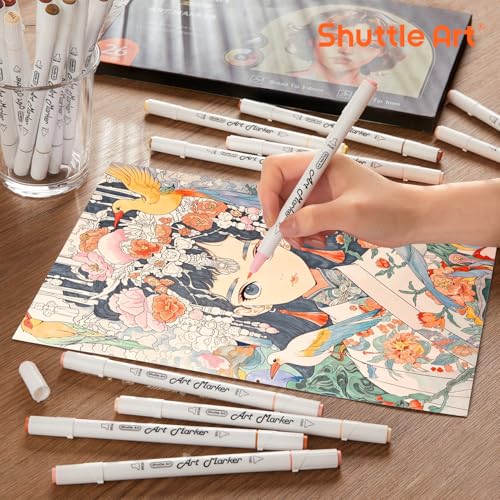 26 Colors Skin Tone&Hair Art Markers (26 Count)