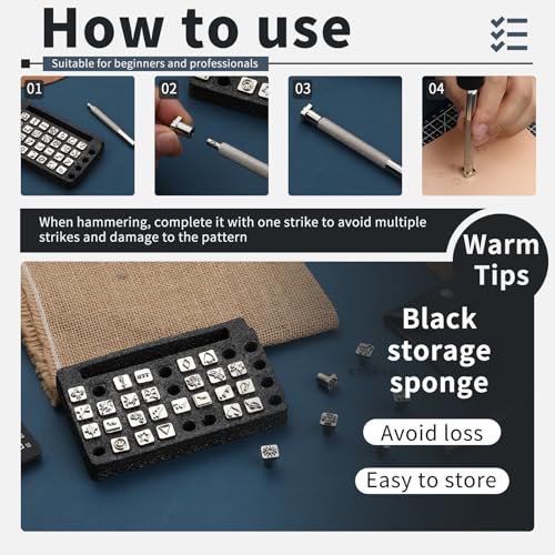 33 PCS Leather Stamping Tools (32 Count)