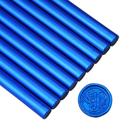 Royal Blue Sealing Wax Glue Gun Sticks (12 Count)