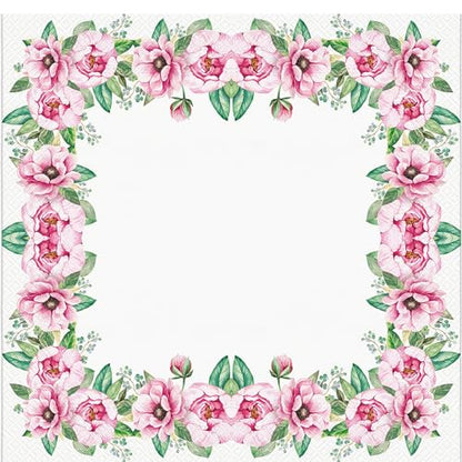20 ct 13x13 Flowers Paper Luncheon Decoupage Napkins (20 Count)