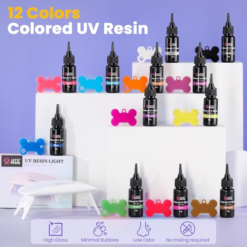 12 Color UV Resin