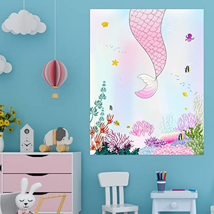 Pin The Tail on The Mermaid Game for Birthday Party