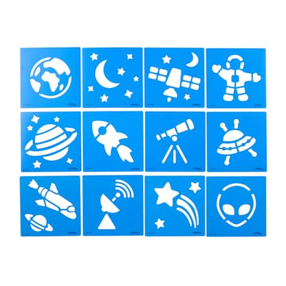 Space Stencil Set (12 Count)