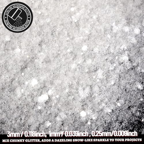 White Glitter (5.64 Ounce)