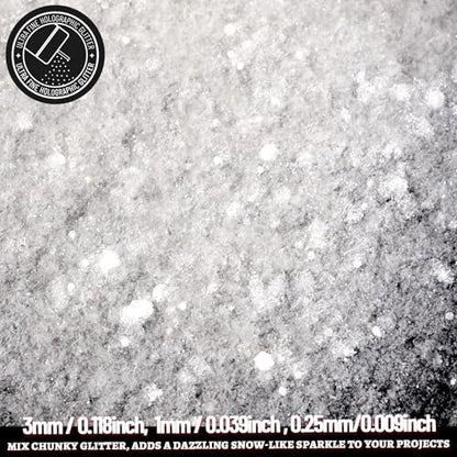 White Glitter (5.64 Ounce)