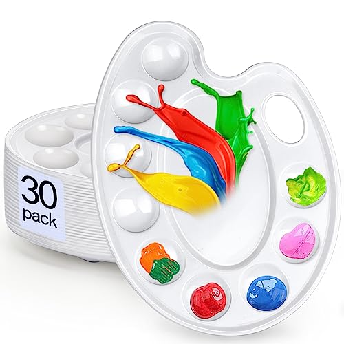 Update 30pcs Paint Tray Palettes (30 Count)