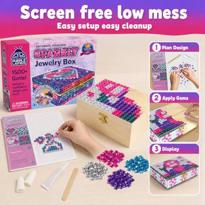 Jewelry Box Craft Kit for Girls Ages 8