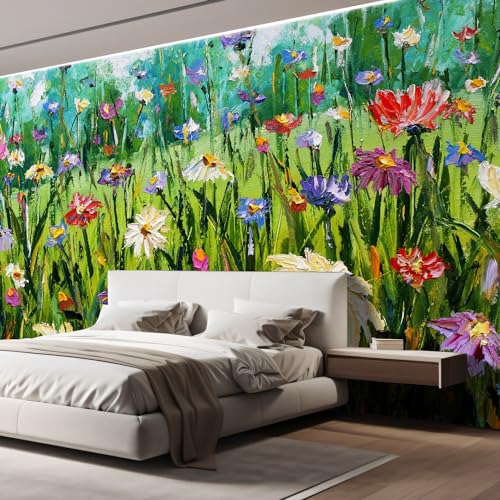 Wall Sticker Wall Mural Wildflower Abstract