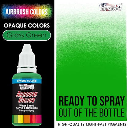 Opaque Grass Green Acrylic Airbrush Paint