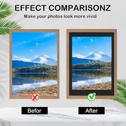 15 Pack Picture Mats 12x16 for 9x12 Photos (15 Count)