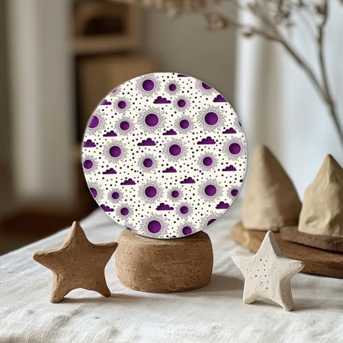 Sun and Cloud Polymer Clay Texture Sheets Geometric Pattern Silicone Texture Stamp Clay Texture Mat Modeling Pattern Pad Sheets for Jewelry and Earrings Tools
