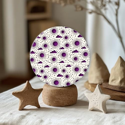 Sun and Cloud Polymer Clay Texture Sheets Geometric Pattern Silicone Texture Stamp Clay Texture Mat Modeling Pattern Pad Sheets for Jewelry and Earrings Tools