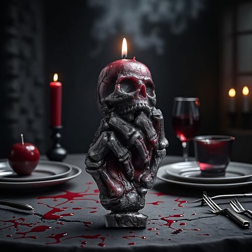 Skull Hand Ghost Cylinder Molds Silicone Wave Spiral Candle Mold