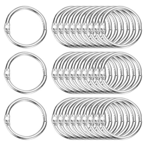 0.8" x 1" Loose Leaf Binder Rings (30 Count)