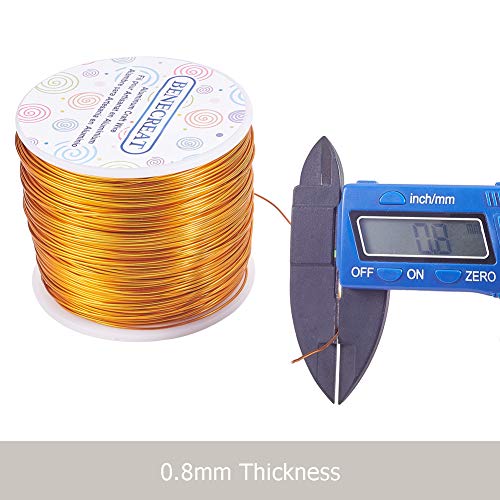 20 Gauge 770FT Aluminum Wire Anodized Jewelry Craft Making Beading Floral Colored Aluminum Craft Wire for Gem Wrapping (770 Foot)