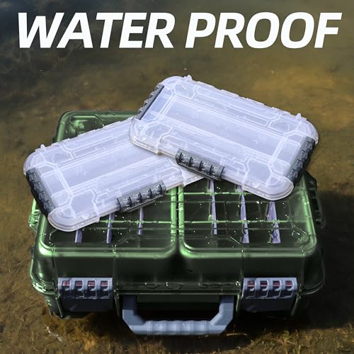 Universal Fishing Tackle Box with Two Small Tackle Tray