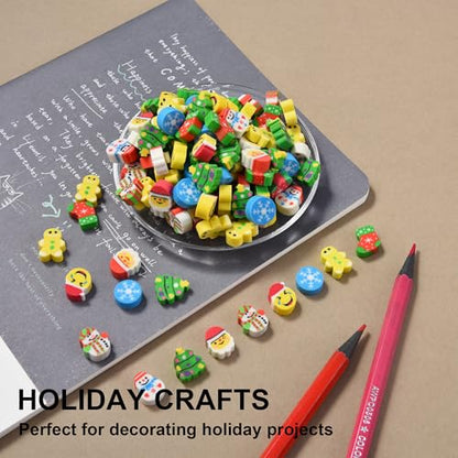 330pcs Mini Christmas Erasers for Kids Bulk (330 Count)
