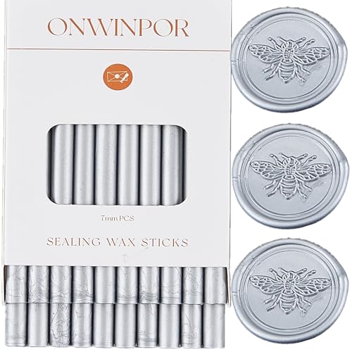 Silver Wax Seal Sticks (20 Count)