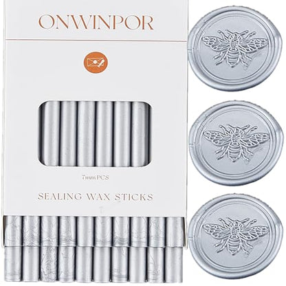 Silver Wax Seal Sticks (20 Count)