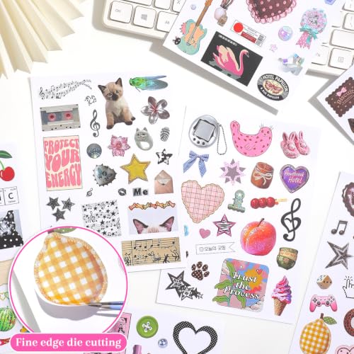 1200Pcs+ Aesthetic Sticker Book