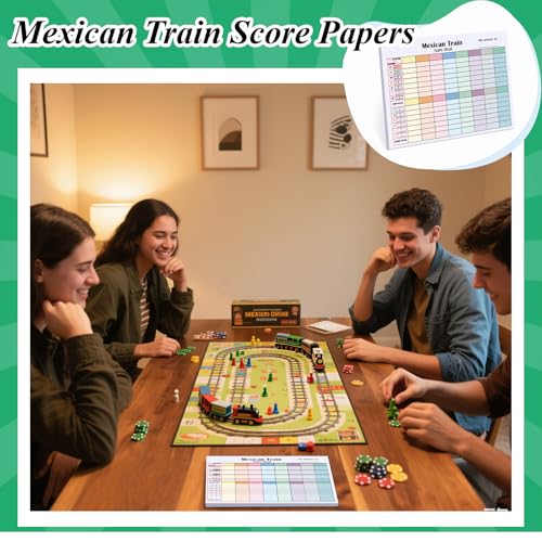 Mexican Train Score Pads