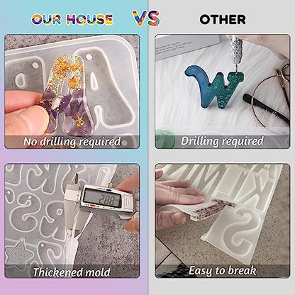 Alphabet Resin Mold