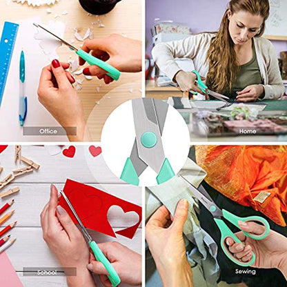 24 Pack 8" Heavy Duty Scissors in Bulk (3 Count)