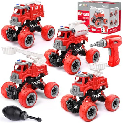 Fire Trucks Toddlers 3 (4 Count)