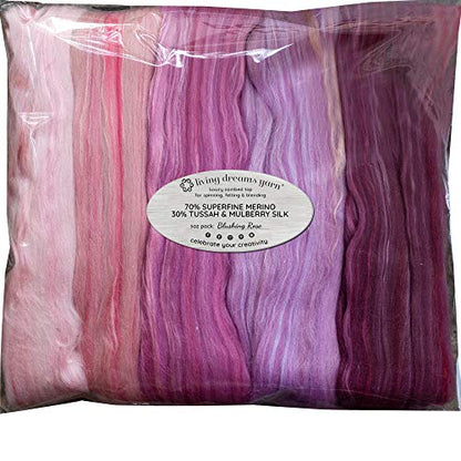 Merino Silk Luxe Tonal Designer Blend. Superfine Merino