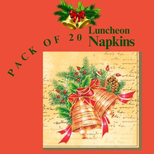 20 ct 13x13 Christmas Paper Decoupage Napkins (20 Count)