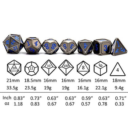 Metal DND Dice Set