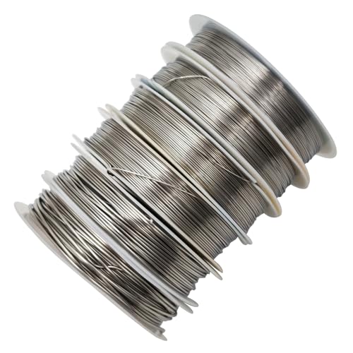 304 Stainless Steel Craft Wire Mixed Sizes Bendable Metal Wire (6 Count)