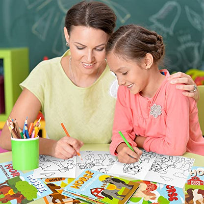 24pcs Horse Party Coloring Books (24 Count)