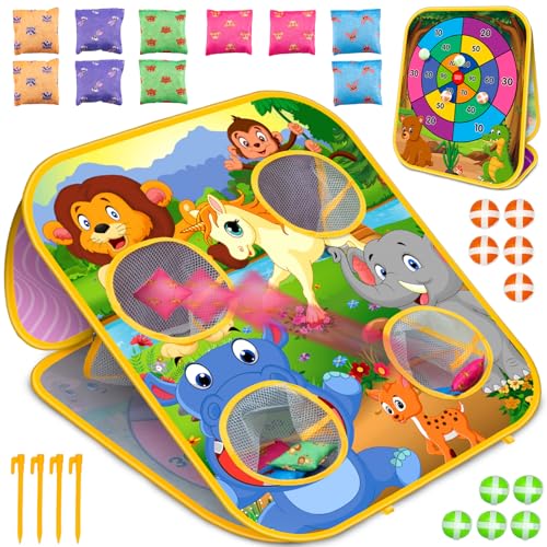 Animal Bean Bag Toss Game