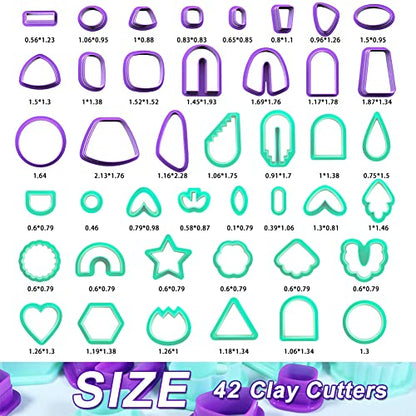 Polymer Clay Cutters for Earring Making (160 Count)