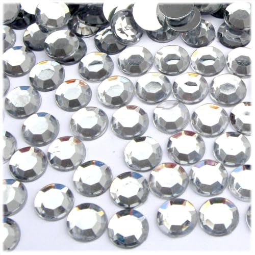 144pc Loose Flatback Acrylic Rhinestones Round 10mm (144 Count)