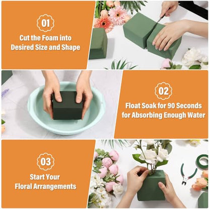 8 Pcs Floral Foam Blocks for Flower Arrangement