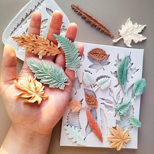 2PCS Leaf Silicone Molds (2 Count)