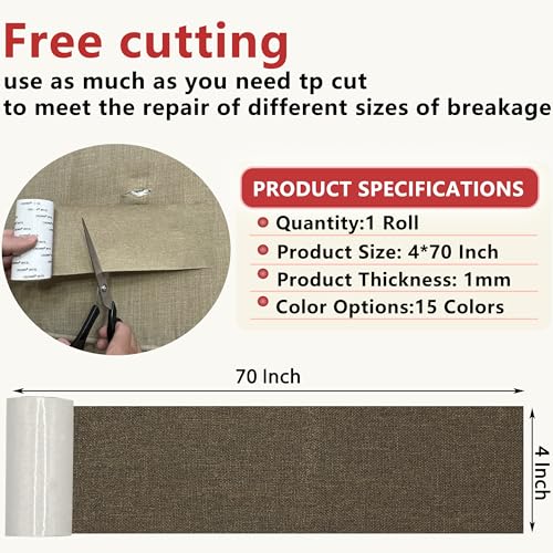 Linen Repair Tape 4x70 Inch Self