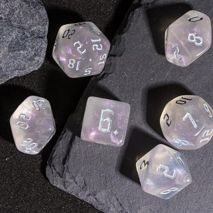 DND Dice Set D&D Polyhedral Dice with Die Bag (7 Count)