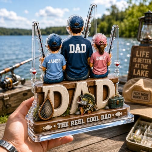Custom The Reel Cool Dad Plaque