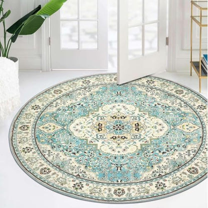 Felice Floral Medallion Round Rug