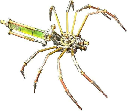 Metal Insect Spider Model Bug Sculpture Steampunk Mechanical 3D Puzzle Kits Craft Projects Hobby Kit Metal Building,Birthday Gifts, Ideas(Mechanical Spider A)
