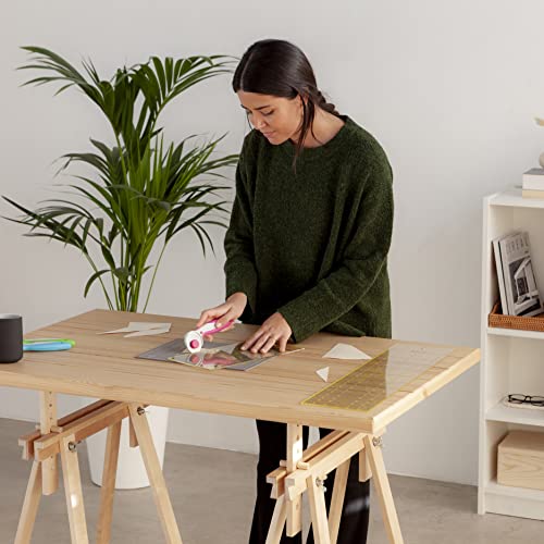 Cutting Mat A4 Black & Taupe