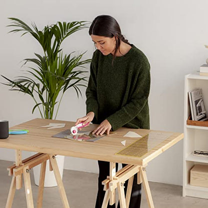 Cutting Mat A4 Black & Taupe