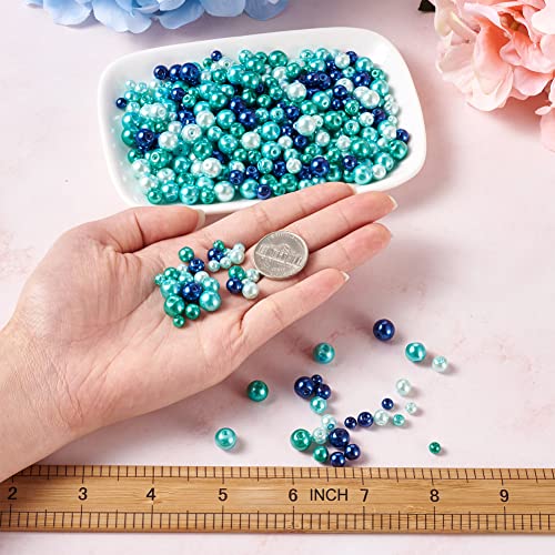 Elecrelive 1840Pcs Glass Pearl Beads 4 (1840 Count)
