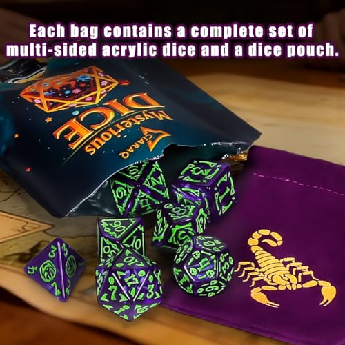 Polyhedral Dice Set (7 Count)