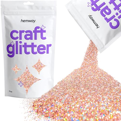 Craft Glitter Rose Gold Holographic 100g Fine Glitter (3.5 Ounce)